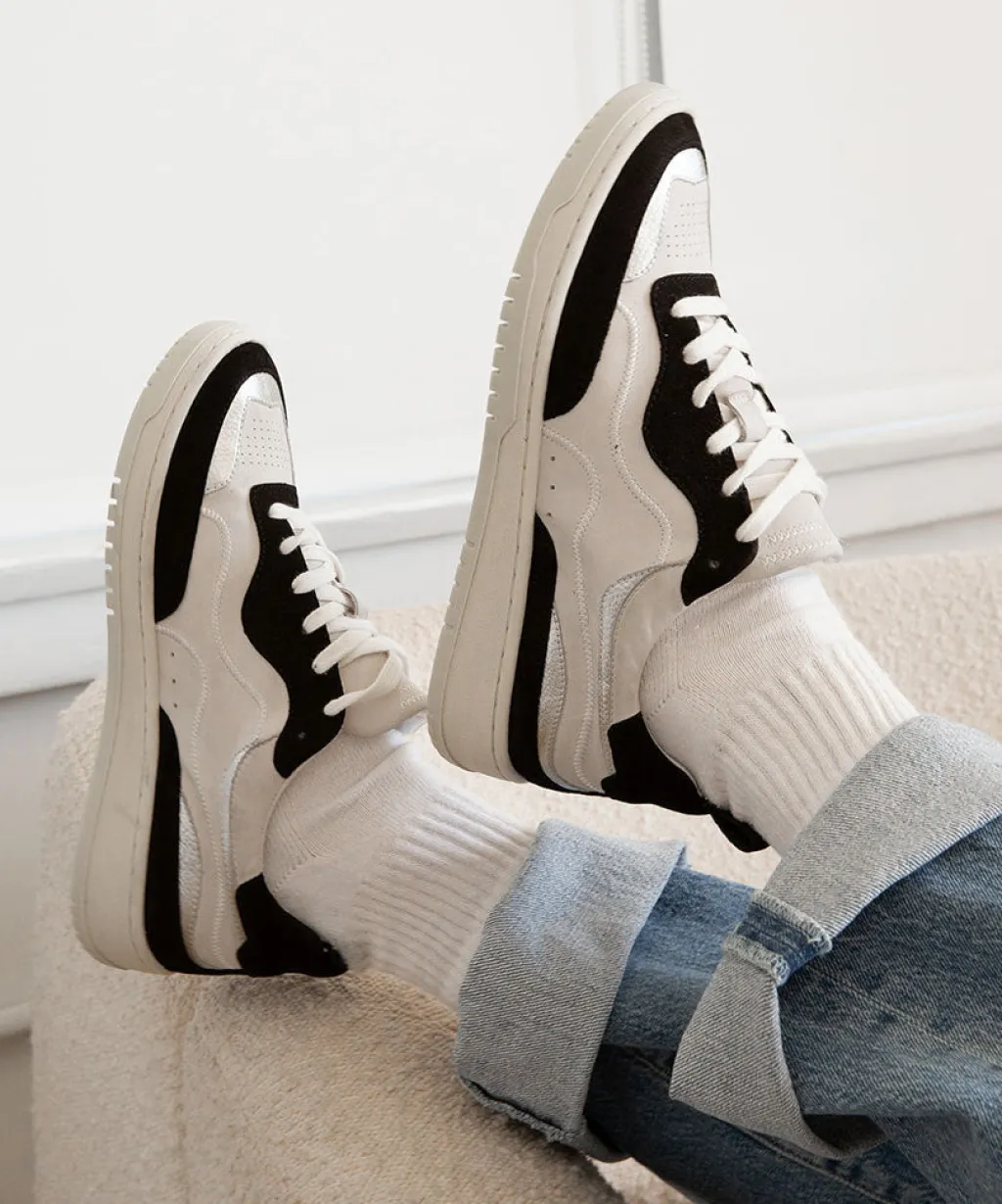 DOLCE VITA Sneakers*Adella Sneakers White Black Leather