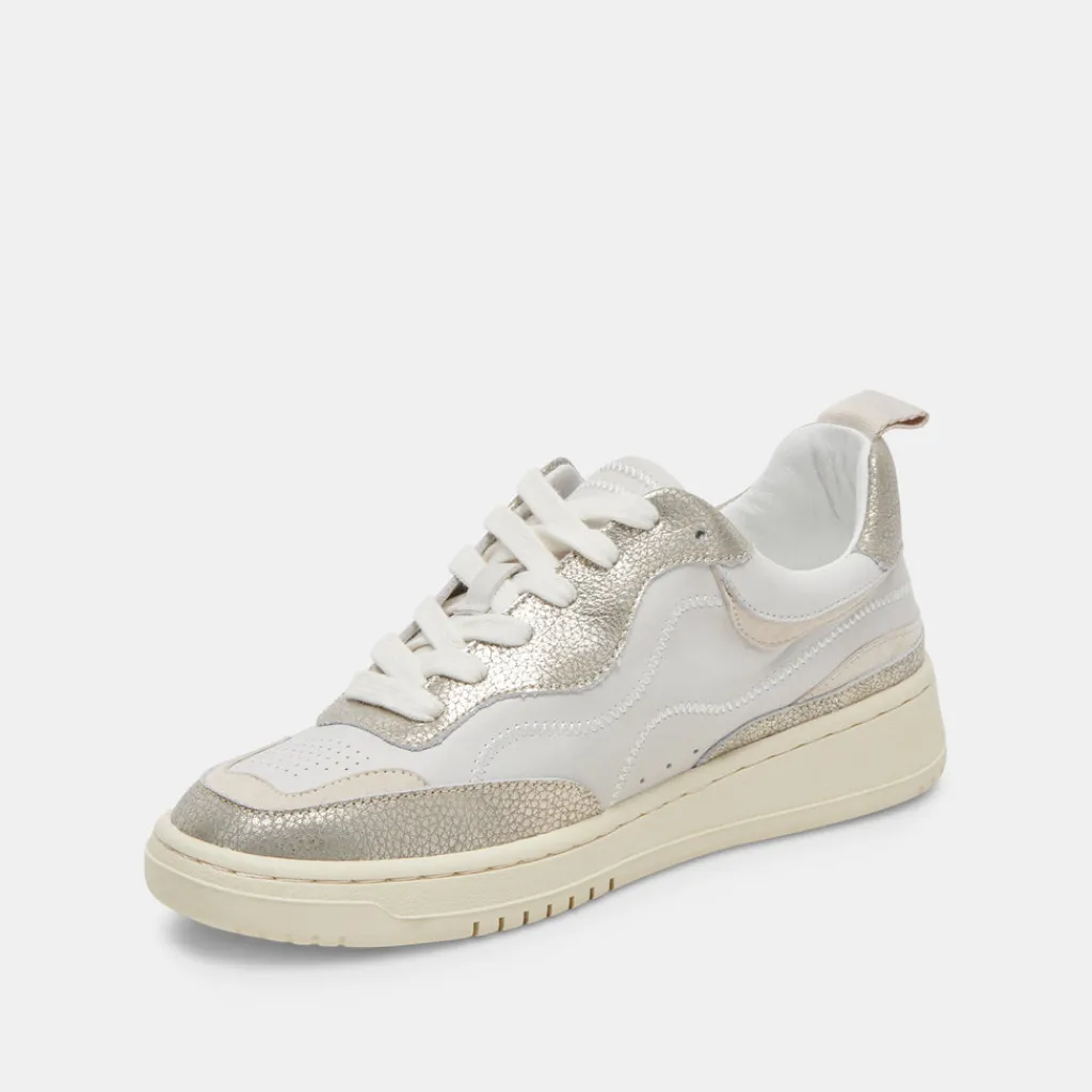DOLCE VITA Sneakers*Adella Sneakers White Gold Leather