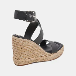 DOLCE VITA Wedges*Aldona Wedges Black Leather