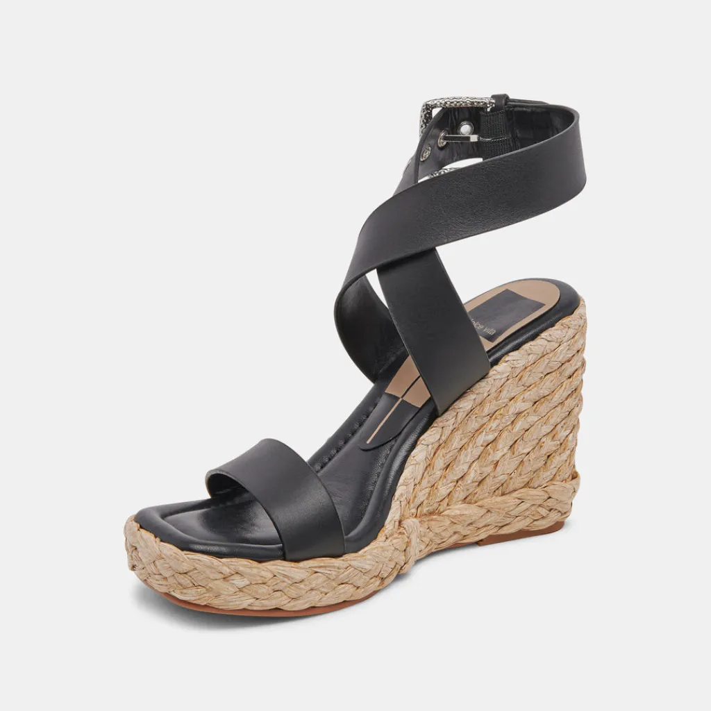 DOLCE VITA Wedges*Aldona Wedges Black Leather