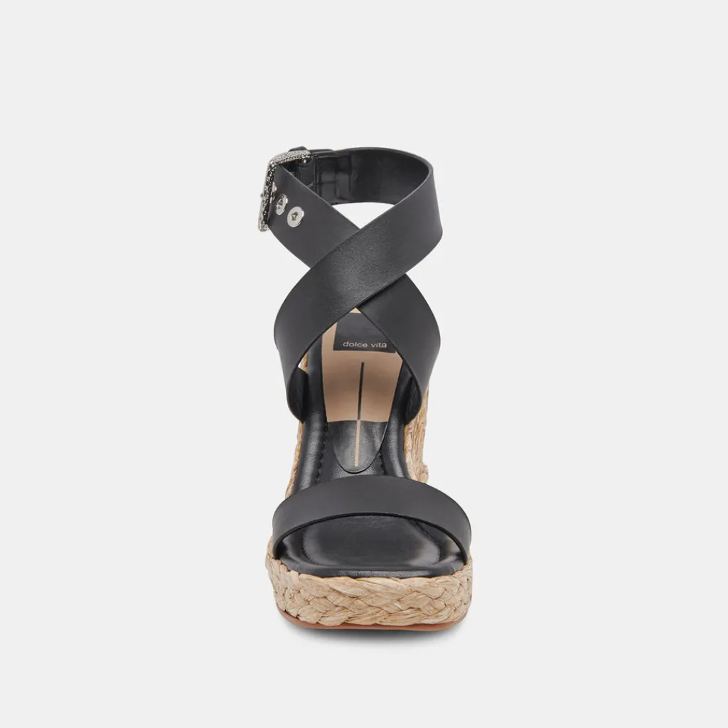 DOLCE VITA Wedges*Aldona Wedges Black Leather