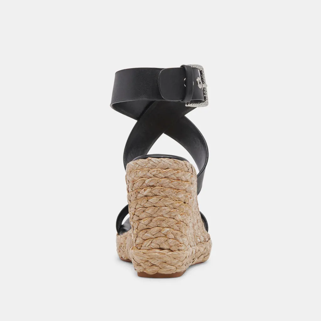 DOLCE VITA Wedges*Aldona Wedges Black Leather