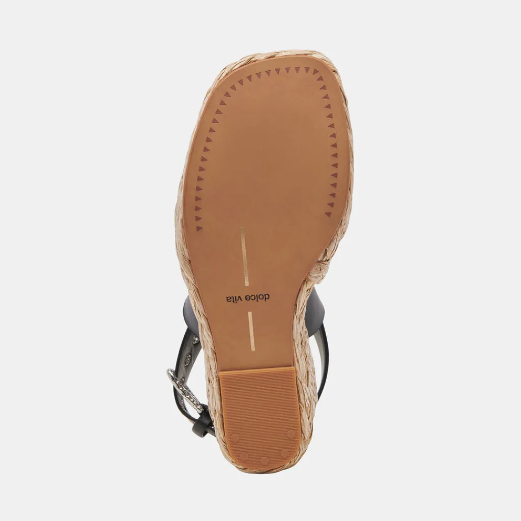 DOLCE VITA Wedges*Aldona Wedges Black Leather