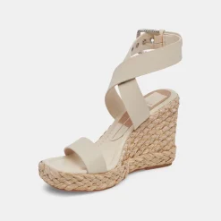 DOLCE VITA Wedges*Aldona Wedges Ivory Leather