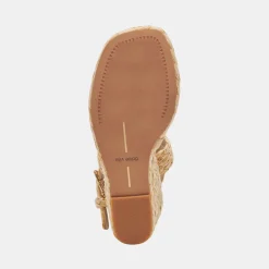 DOLCE VITA Wedges*Aldona Wedges Lt Natural Raffia