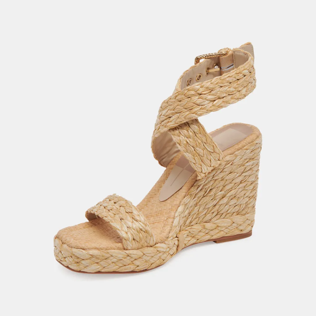 DOLCE VITA Wedges*Aldona Wedges Lt Natural Raffia