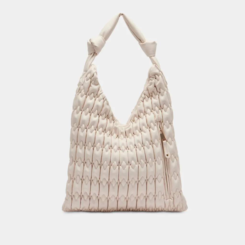 DOLCE VITA Handbags*Angie Tote Ivory Faux Leather