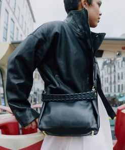 DOLCE VITA Handbags*Aria Crossbody Black Leather