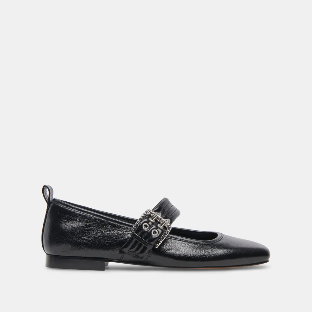DOLCE VITA Flats & Loafers*Arora Ballet Flats Midnight Crinkle Patent