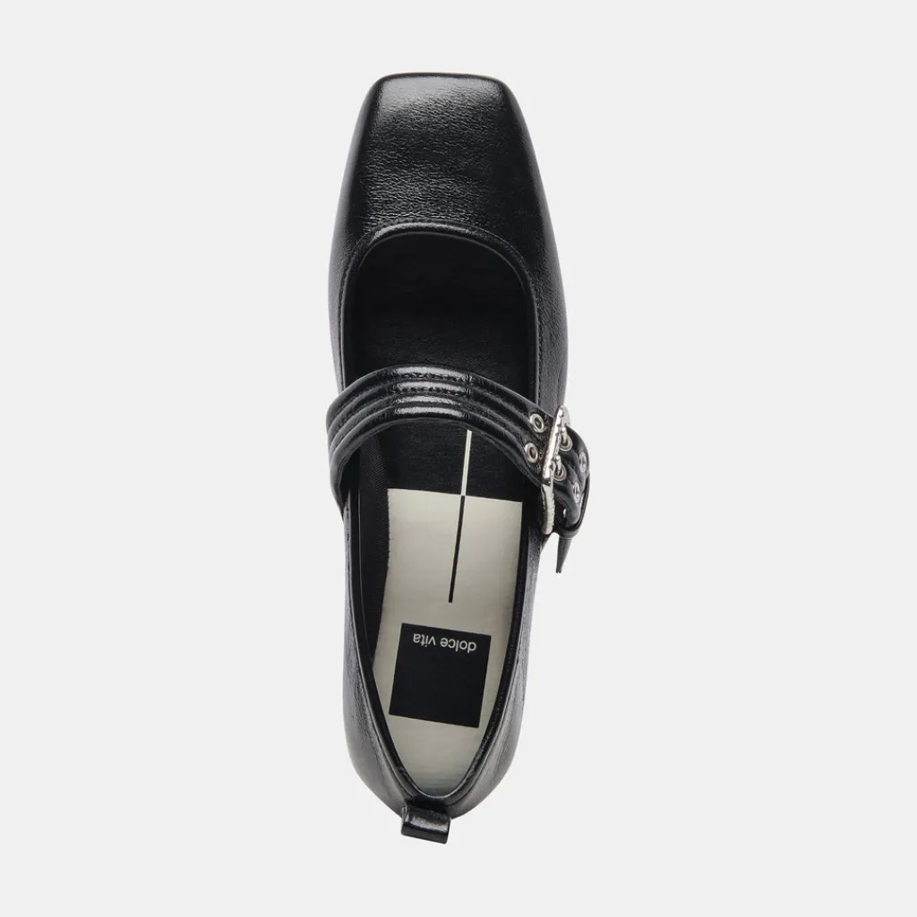 DOLCE VITA Flats & Loafers*Arora Ballet Flats Midnight Crinkle Patent