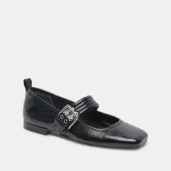 DOLCE VITA Flats & Loafers*Arora Ballet Flats Midnight Crinkle Patent