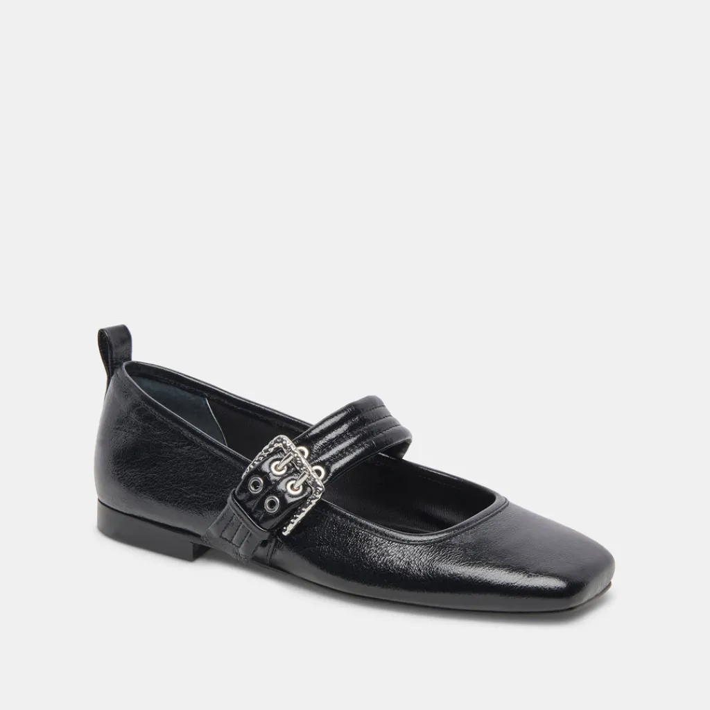 DOLCE VITA Flats & Loafers*Arora Ballet Flats Midnight Crinkle Patent