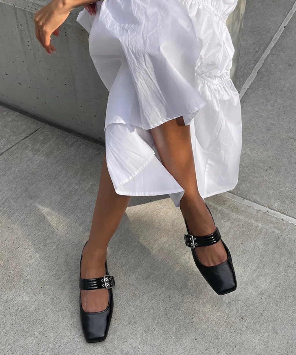 DOLCE VITA Flats & Loafers*Arora Ballet Flats Midnight Crinkle Patent