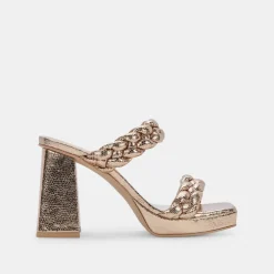 DOLCE VITA Heels*Ashby Heels Dark Gold Crackled Stella