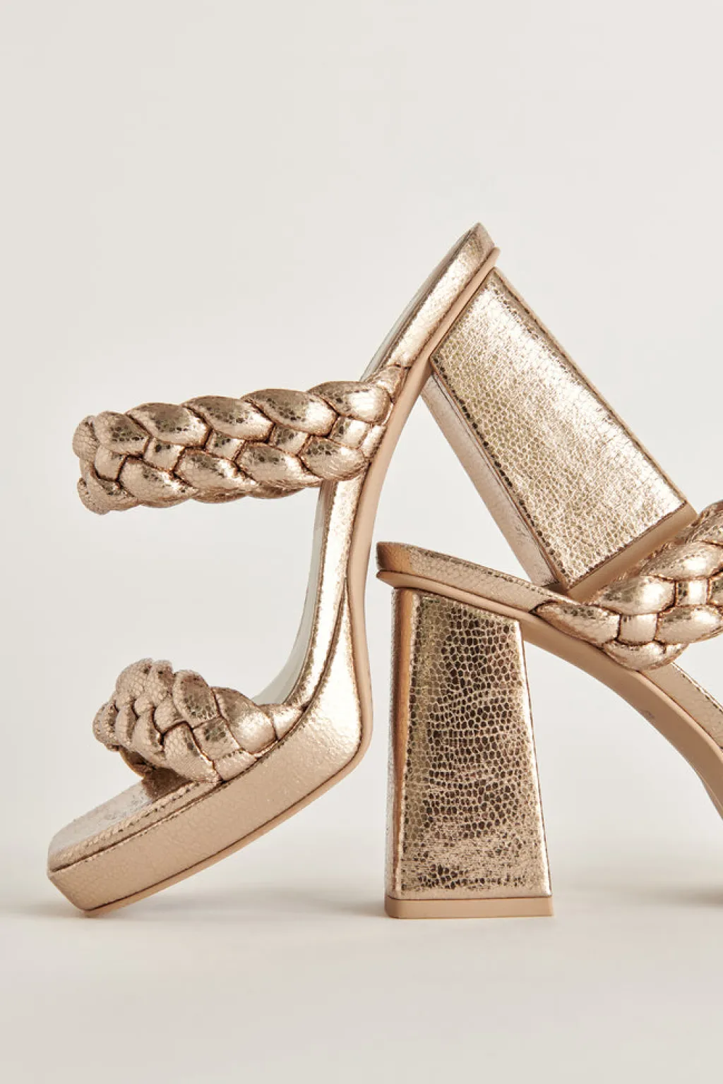 DOLCE VITA Heels*Ashby Heels Dark Gold Crackled Stella