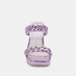 DOLCE VITA Sandals*Ashby Heels Lilac Crackled Stella