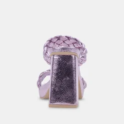 DOLCE VITA Sandals*Ashby Heels Lilac Crackled Stella