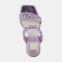 DOLCE VITA Sandals*Ashby Heels Lilac Crackled Stella