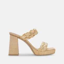 DOLCE VITA Heels*Ashby Heels Lt Natural Raffia