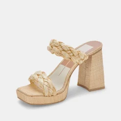 DOLCE VITA Heels*Ashby Heels Lt Natural Raffia