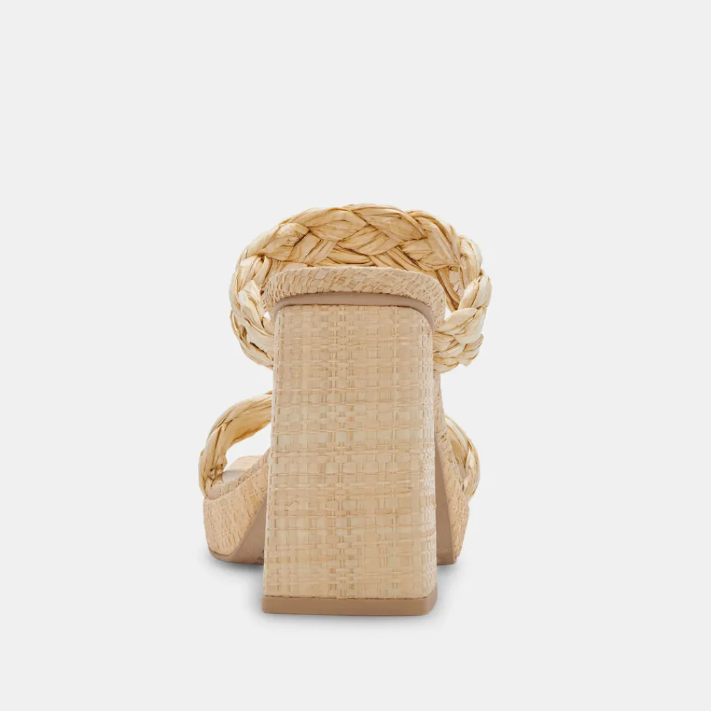 DOLCE VITA Heels*Ashby Heels Lt Natural Raffia
