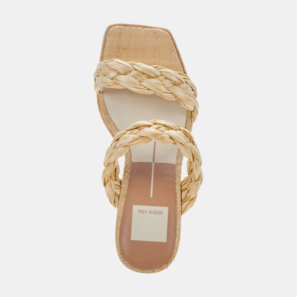 DOLCE VITA Heels*Ashby Heels Lt Natural Raffia