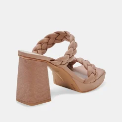 DOLCE VITA Sandals*Ashby Wide Heels Cafe Stella