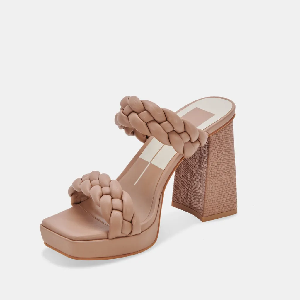 DOLCE VITA Sandals*Ashby Wide Heels Cafe Stella