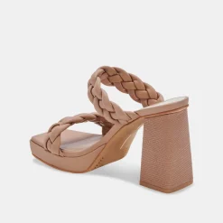 DOLCE VITA Sandals*Ashby Wide Heels Cafe Stella