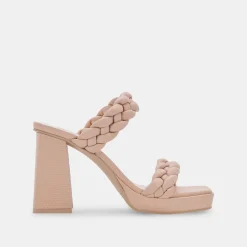 DOLCE VITA Sandals*Ashby Wide Heels Cream Stella