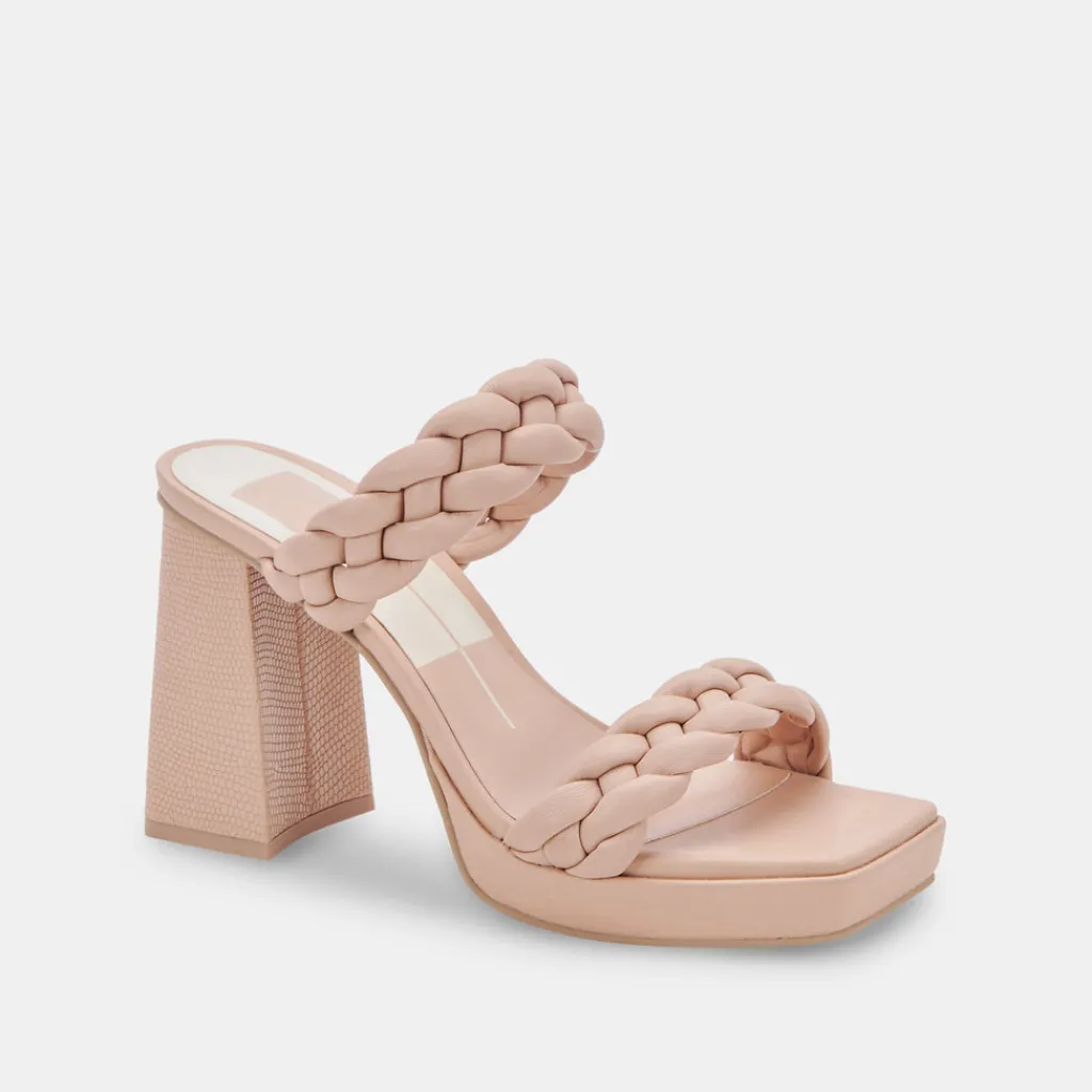 DOLCE VITA Sandals*Ashby Wide Heels Cream Stella