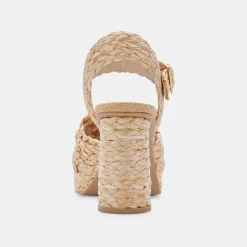 DOLCE VITA Heels*Asher Heels Lt Natural Raffia