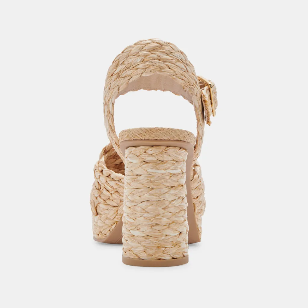 DOLCE VITA Heels*Asher Heels Lt Natural Raffia
