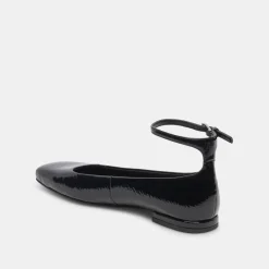 DOLCE VITA Flats & Loafers*Ashya Ballet Flats Midnight Crinkle Patent