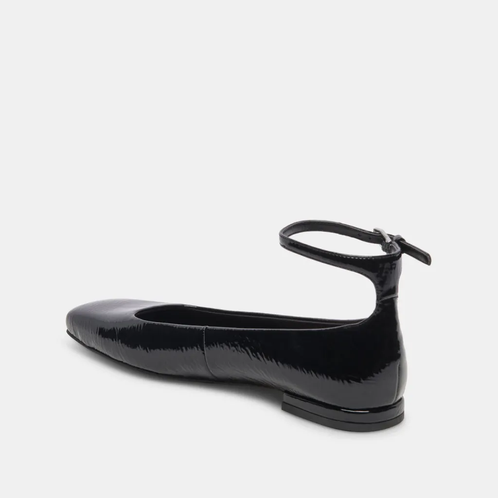DOLCE VITA Flats & Loafers*Ashya Ballet Flats Midnight Crinkle Patent