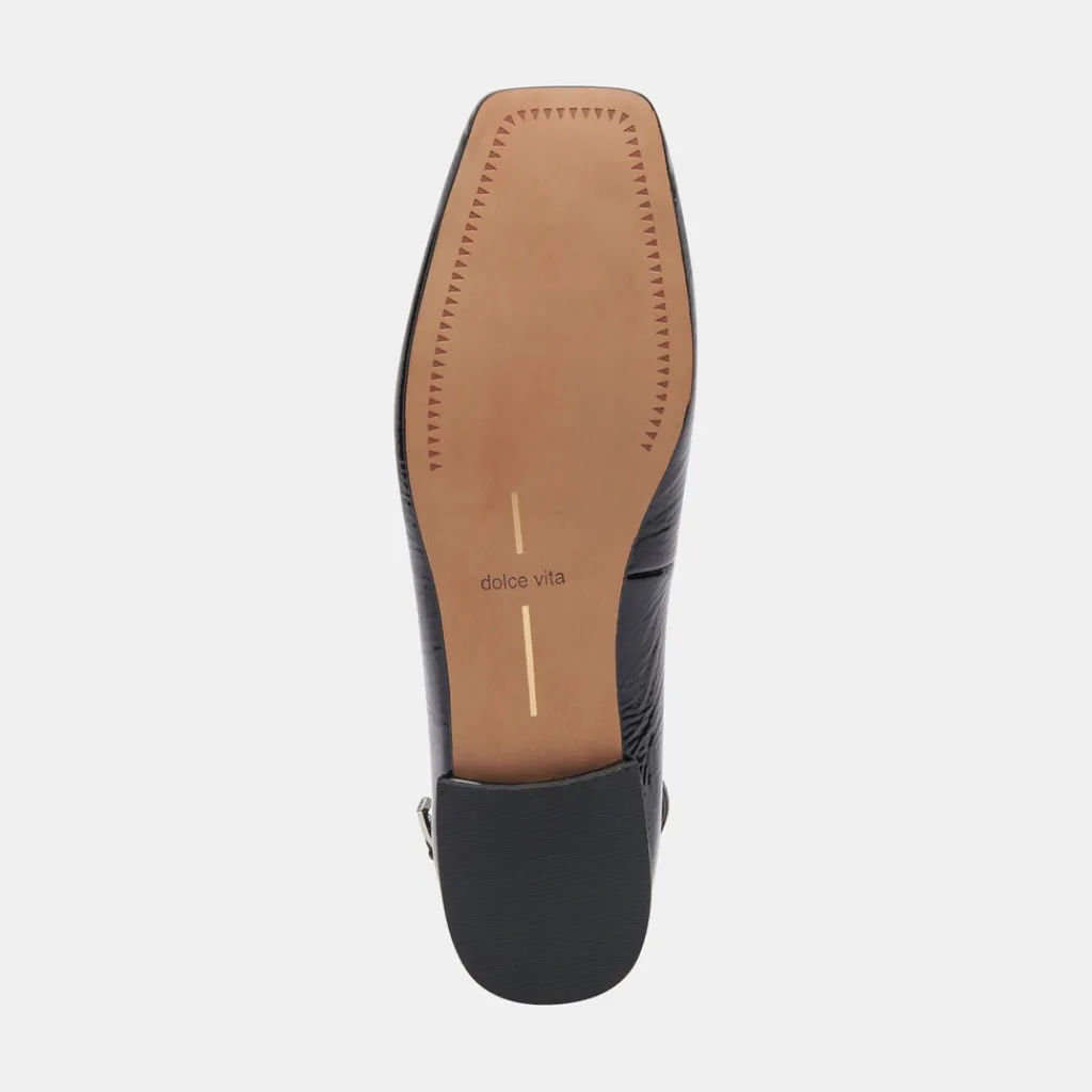 DOLCE VITA Flats & Loafers*Ashya Ballet Flats Midnight Crinkle Patent