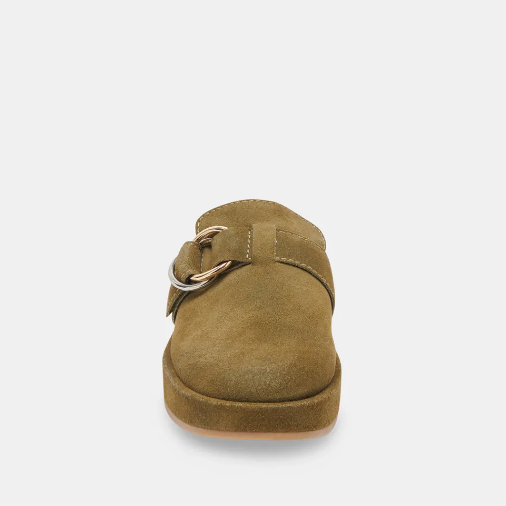 DOLCE VITA Flats & Loafers*Astor Plush Flats Olive Suede
