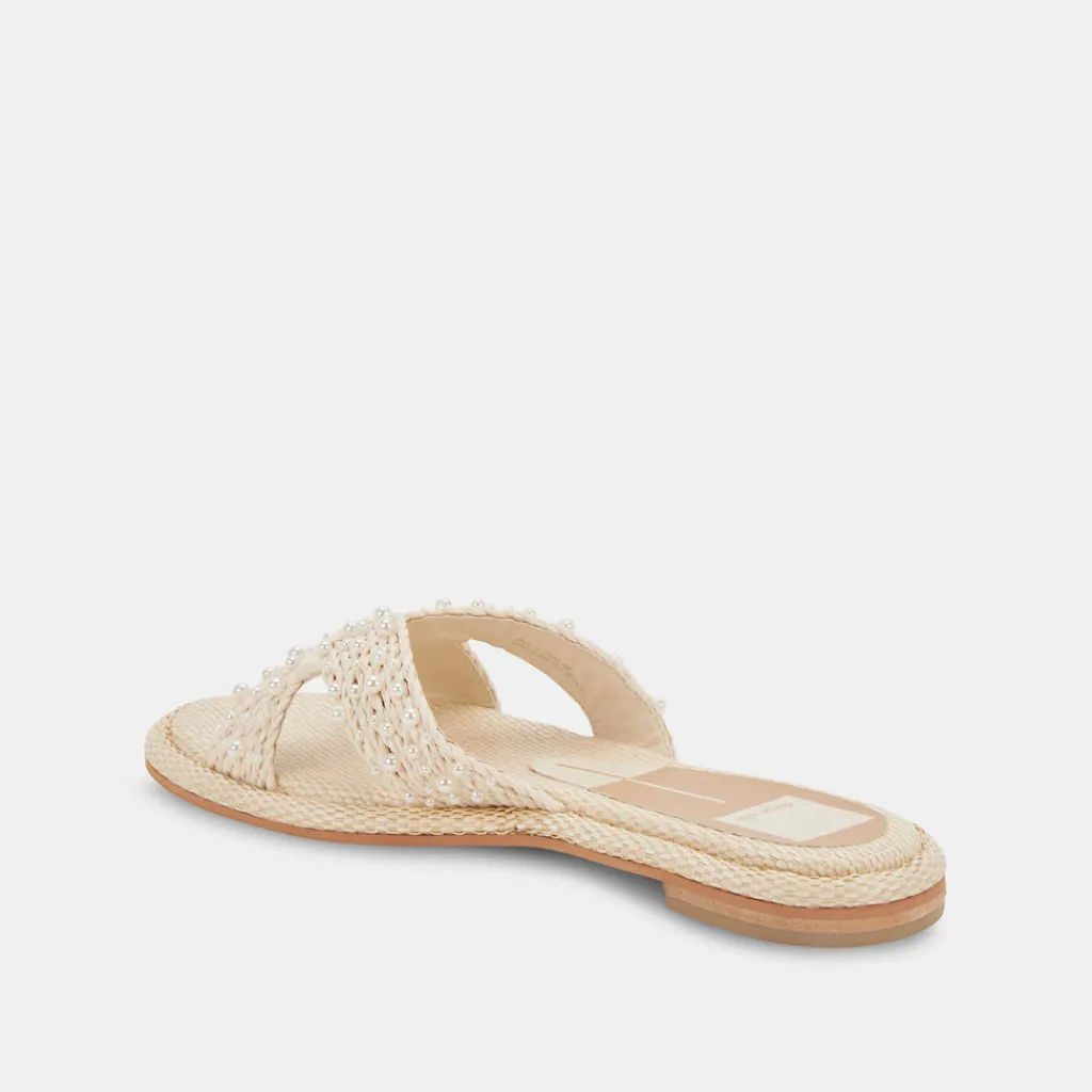 DOLCE VITA Sandals*Atomic Pearl Sandals Vanilla Raffia