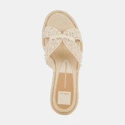 DOLCE VITA Sandals*Atomic Pearl Sandals Vanilla Raffia