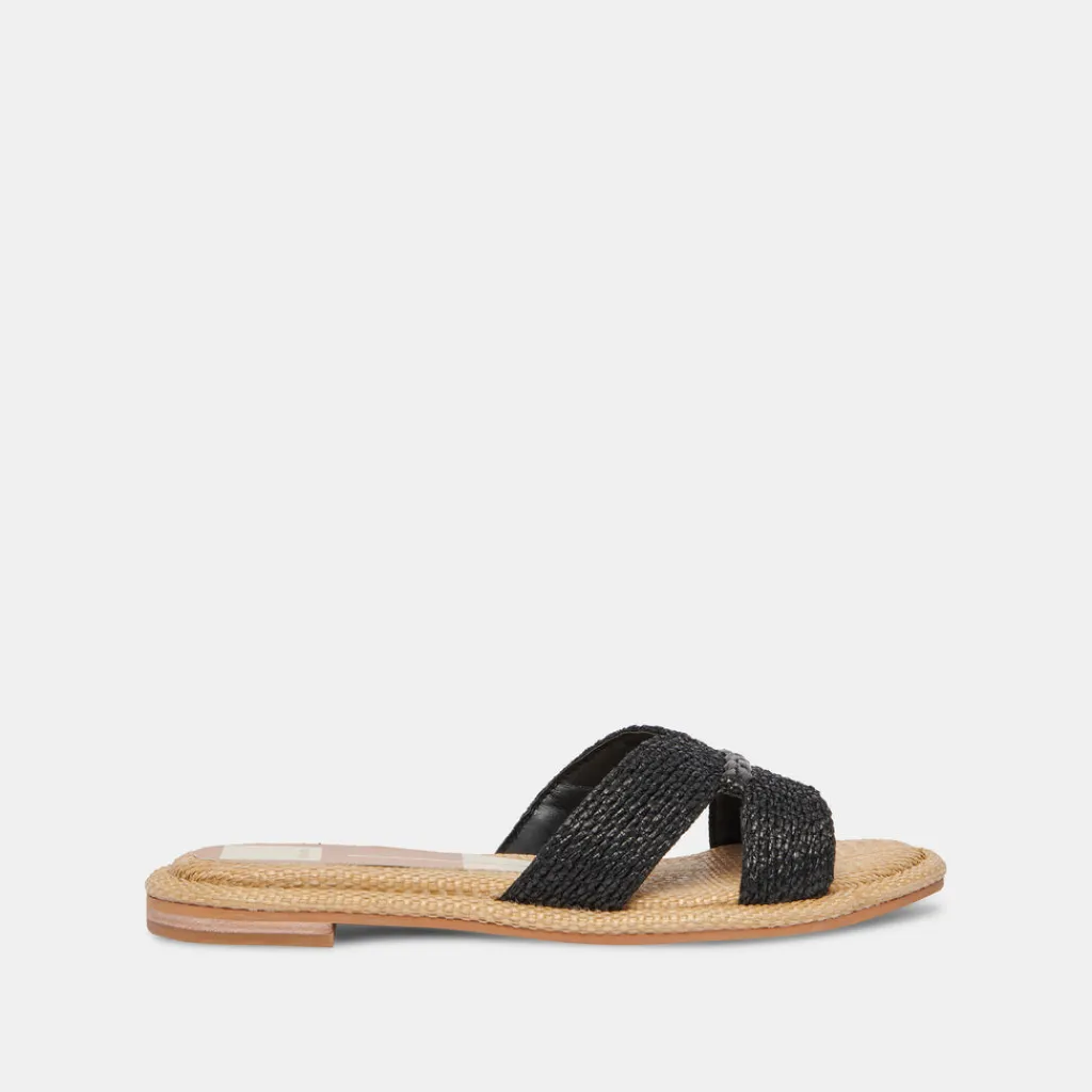 DOLCE VITA Sandals*Atomic Sandals Black Raffia