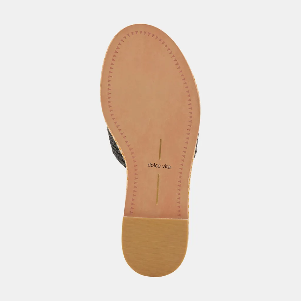 DOLCE VITA Sandals*Atomic Sandals Black Raffia