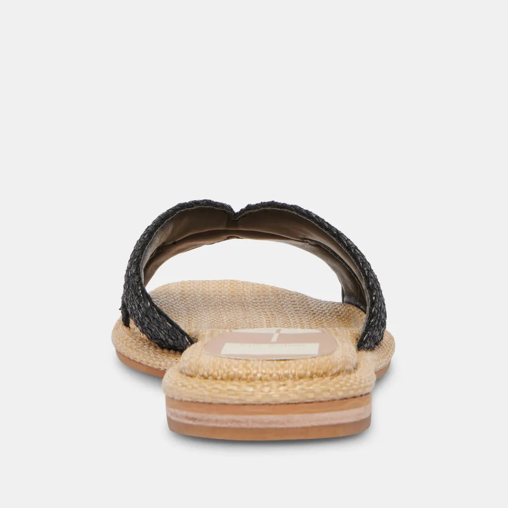 DOLCE VITA Sandals*Atomic Sandals Black Raffia