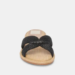 DOLCE VITA Sandals*Atomic Sandals Black Raffia