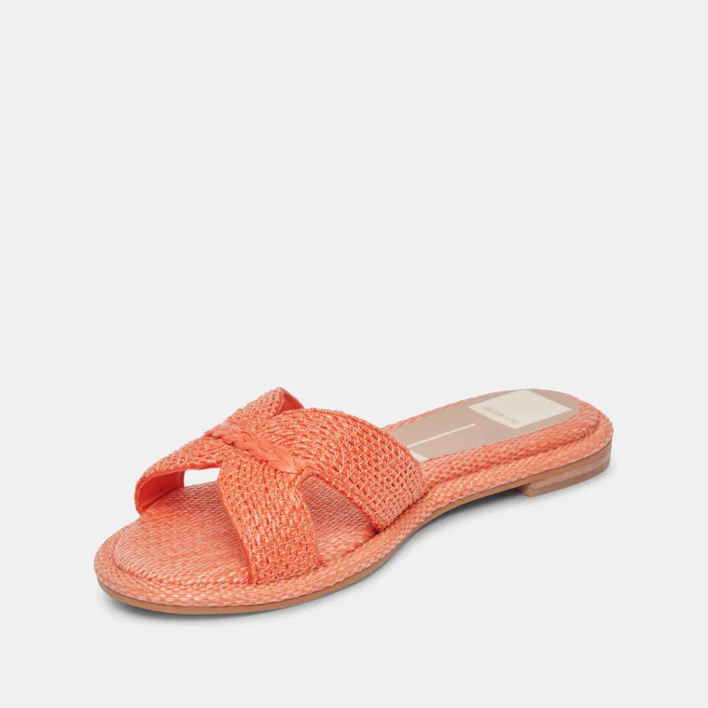 DOLCE VITA Sandals*Atomic Sandals Orange Raffia