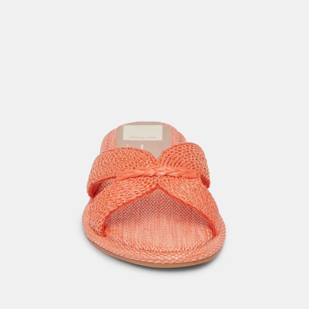 DOLCE VITA Sandals*Atomic Sandals Orange Raffia
