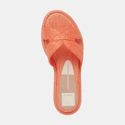 DOLCE VITA Sandals*Atomic Sandals Orange Raffia