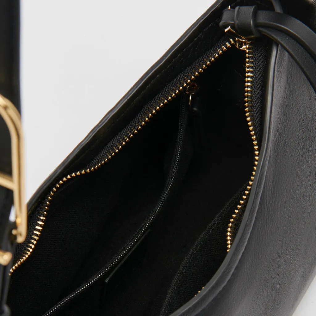 DOLCE VITA Handbags*Audri Shoulder Bag Black Leather