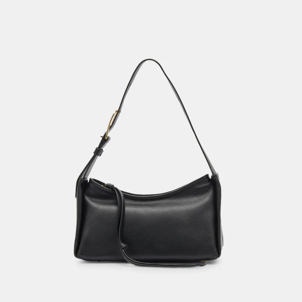 DOLCE VITA Handbags*Audri Shoulder Bag Black Leather