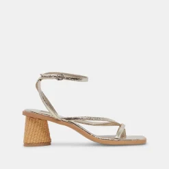 DOLCE VITA Sandals*Banita Sandals Light Gold Crackled Stella