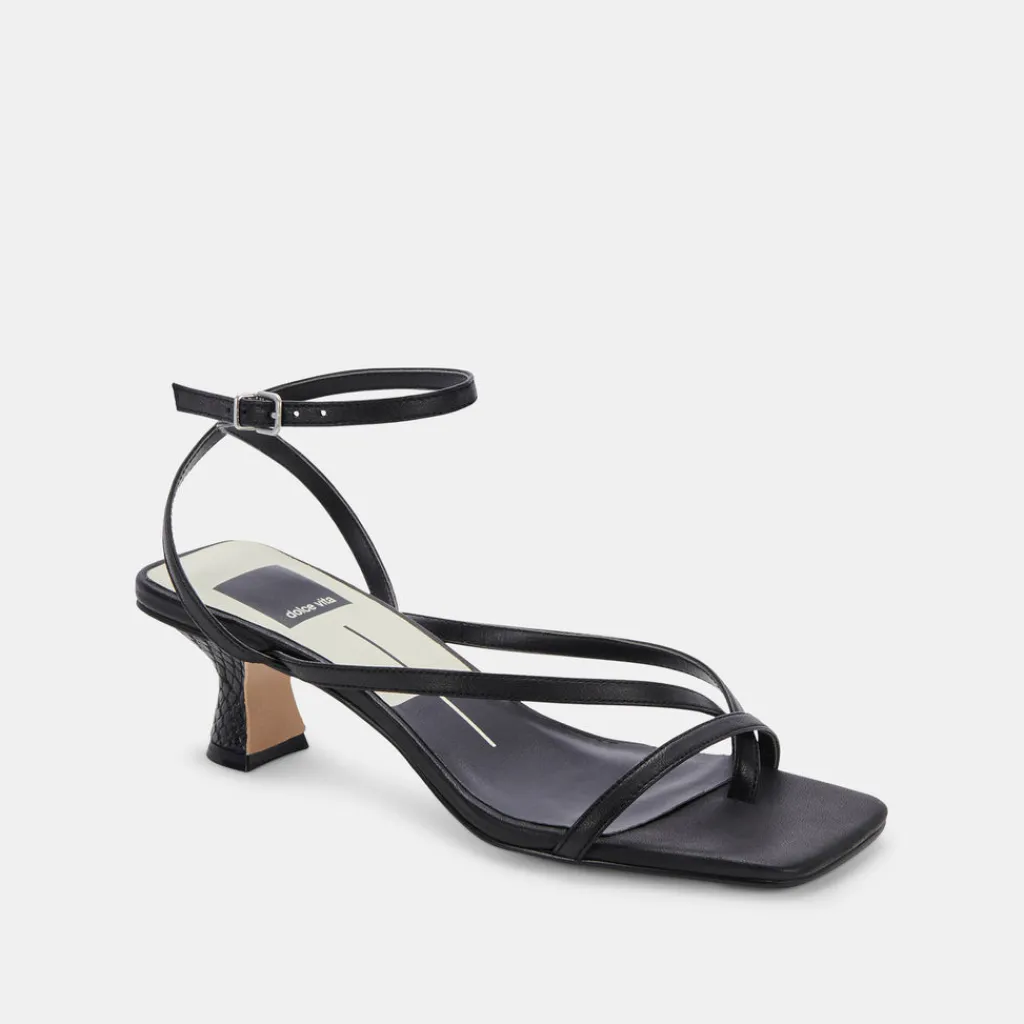 DOLCE VITA Heels*Baylor Heels Black Leather